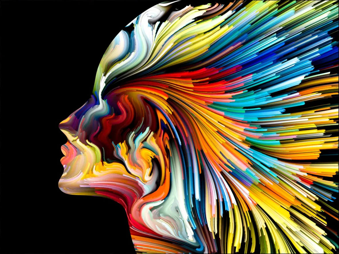 rs=w_1280 (11) A colorful painting of a woman 's face.