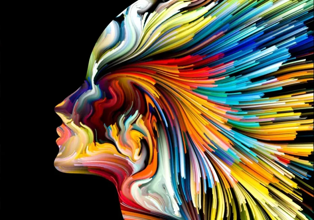 rs=w_1280 (11) A colorful painting of a woman 's face.